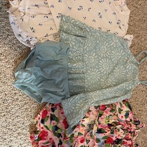 Carter's Kids Matching Sets - Blue, White, Pink